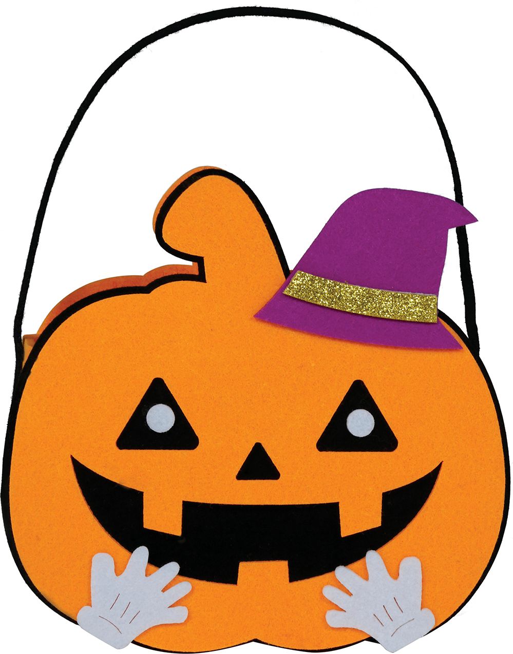 Halloween Oranje Pompoen Mandje