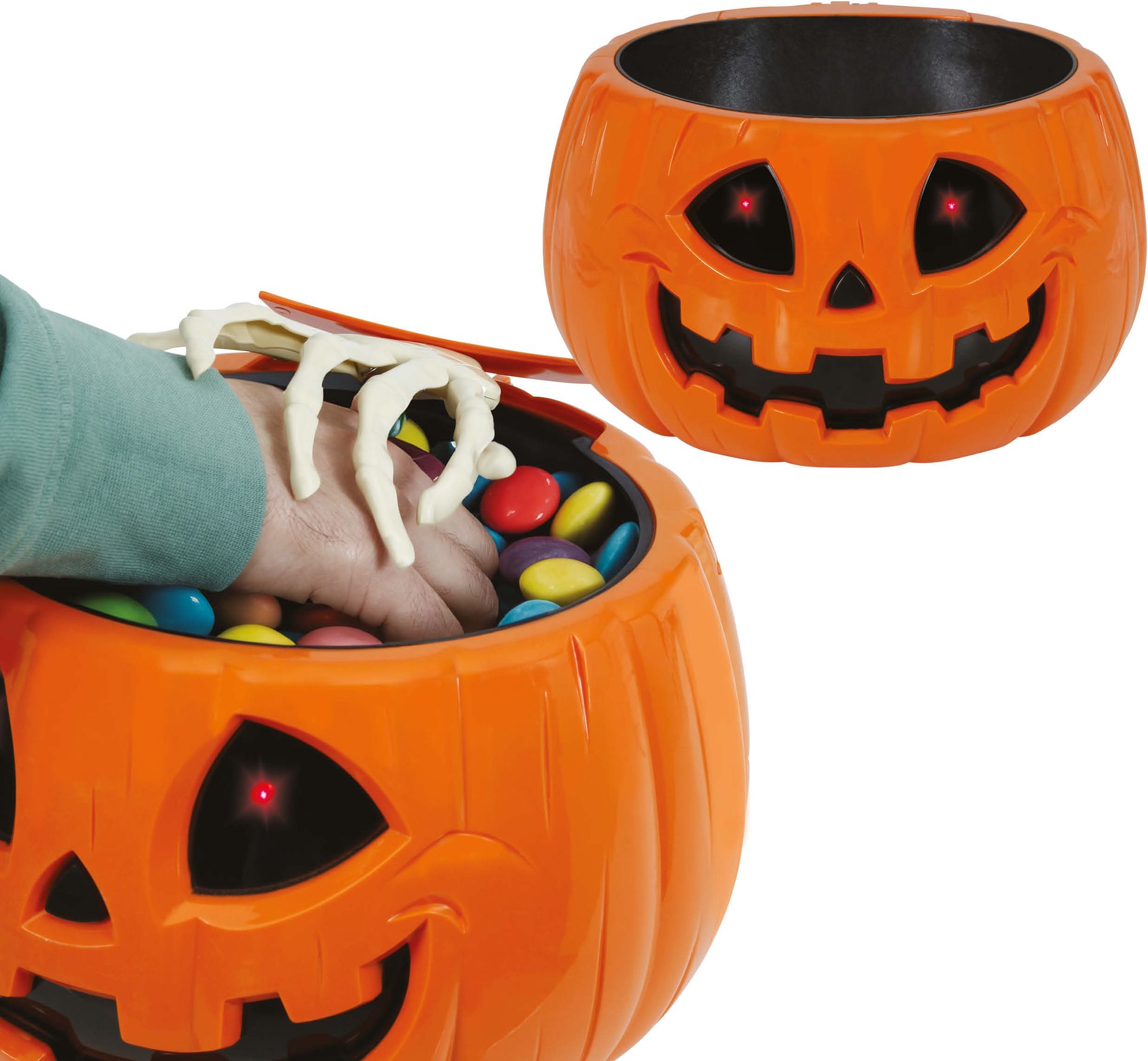 Halloween Pompoenkom met Licht en Geluid