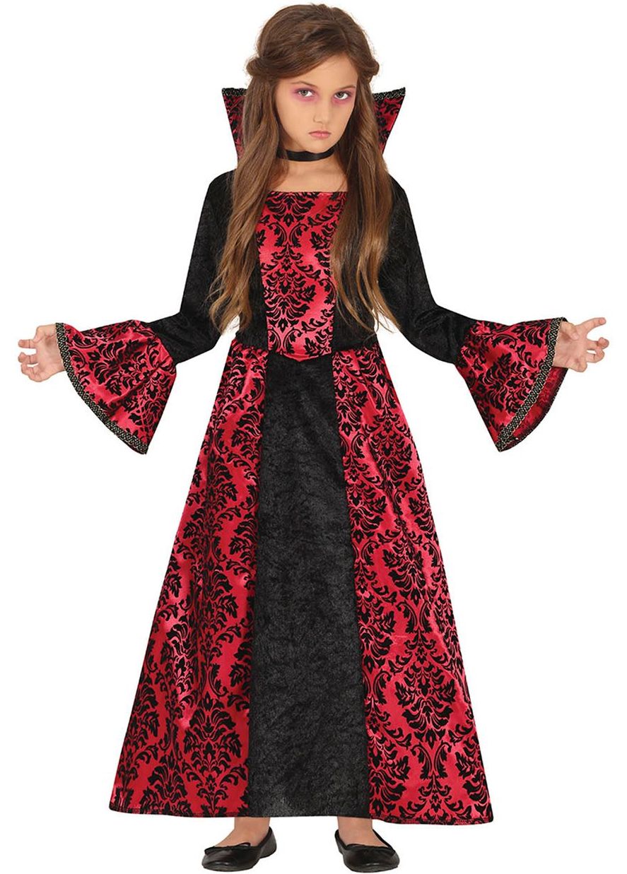 Halloween rode vampier jurk meisjes