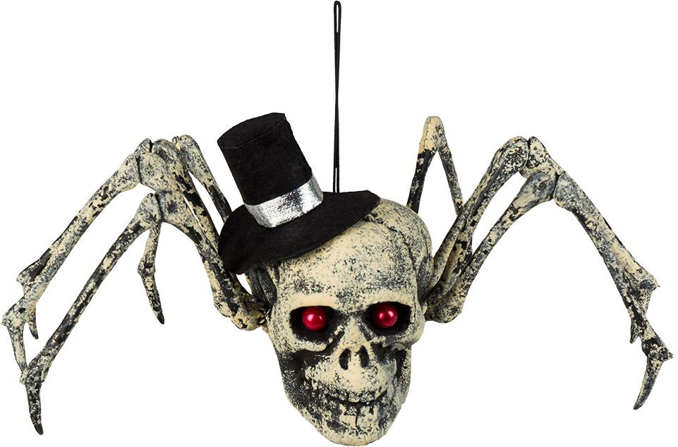 Halloween schedel spin hangend