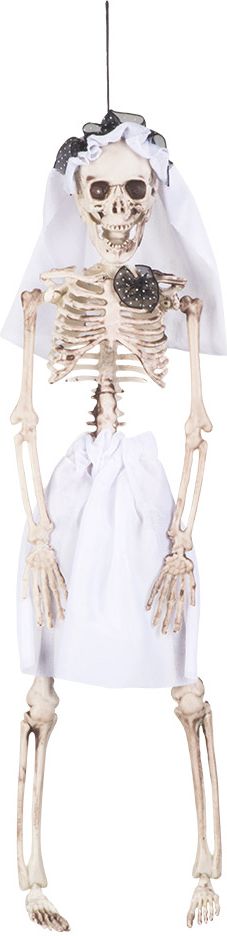 Halloween skelet bruid hangend