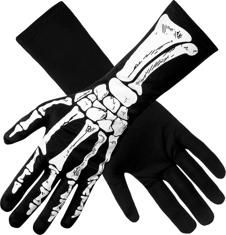 Halloween skelet handschoenen