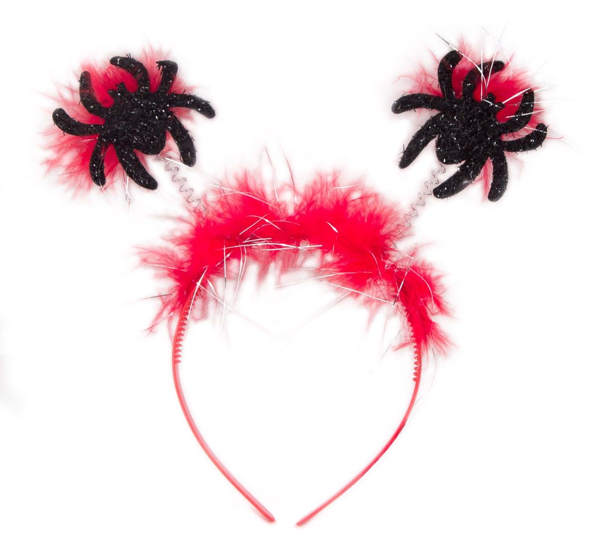 Halloween spinnen haarband rood