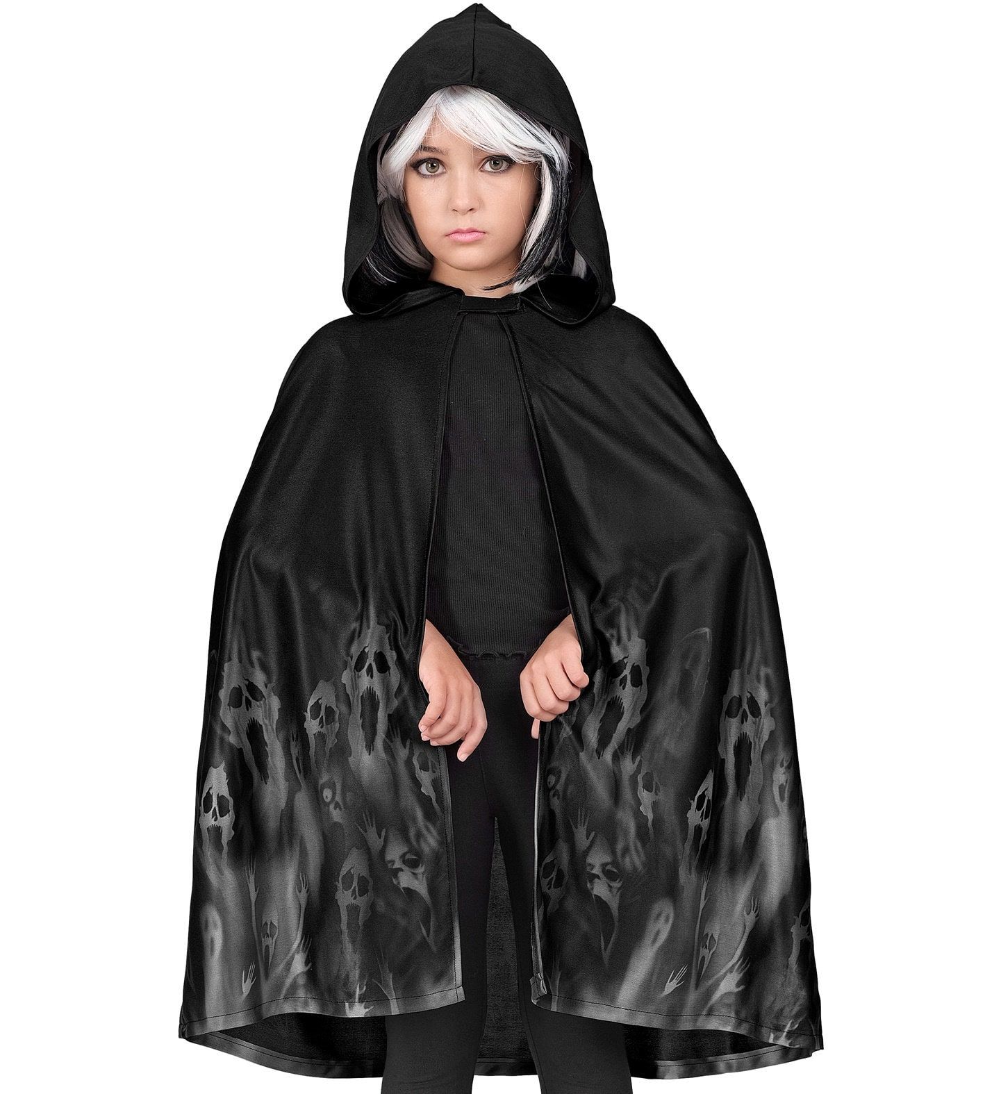 Halloween Spookcape Zwart Jongens Meisjes