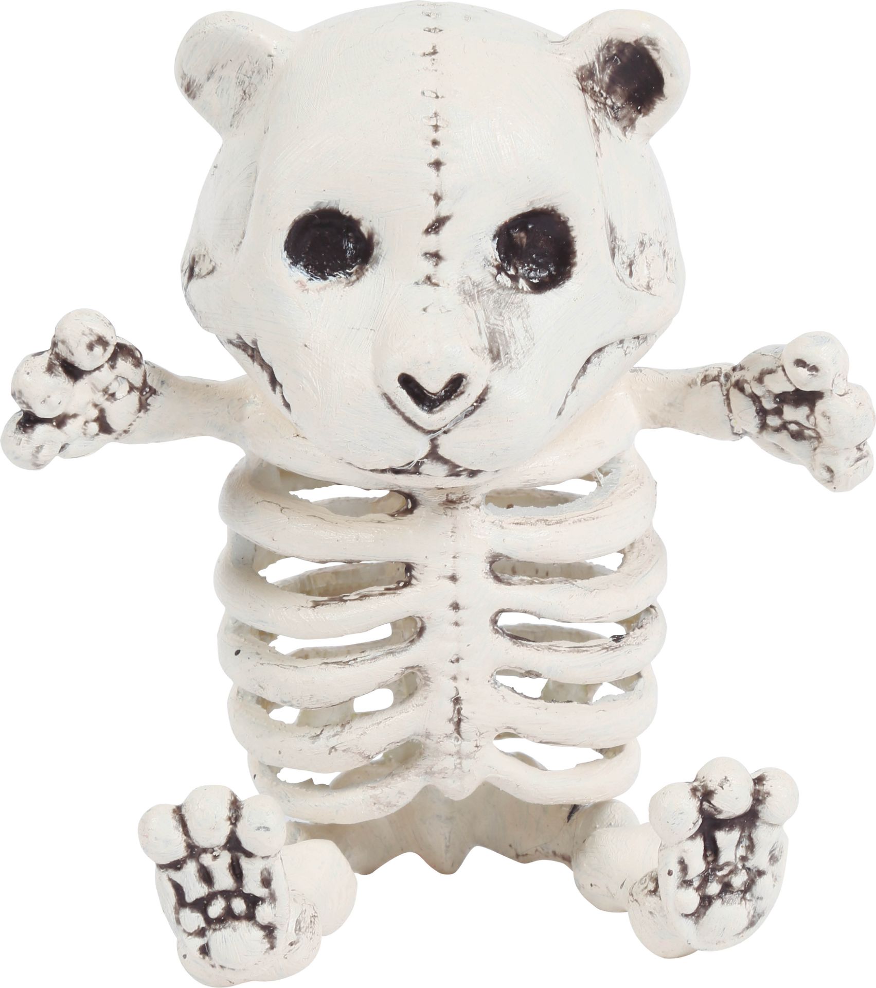 Halloween teddybeer skelet