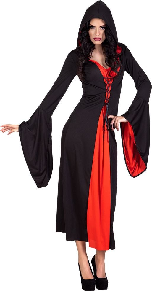 Halloween vampier lange jurk dames