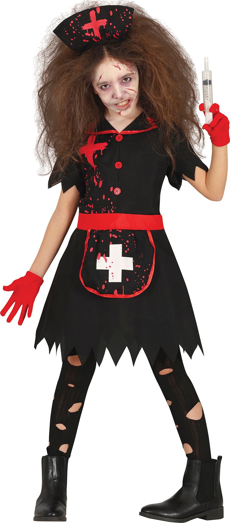 Halloween zwarte bloederige zuster kind