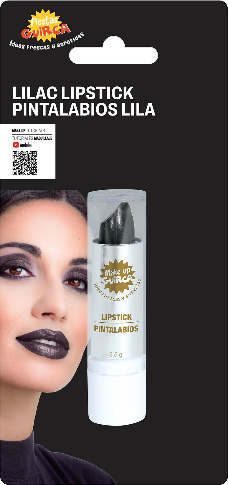 Halloween zwarte lippenstift 