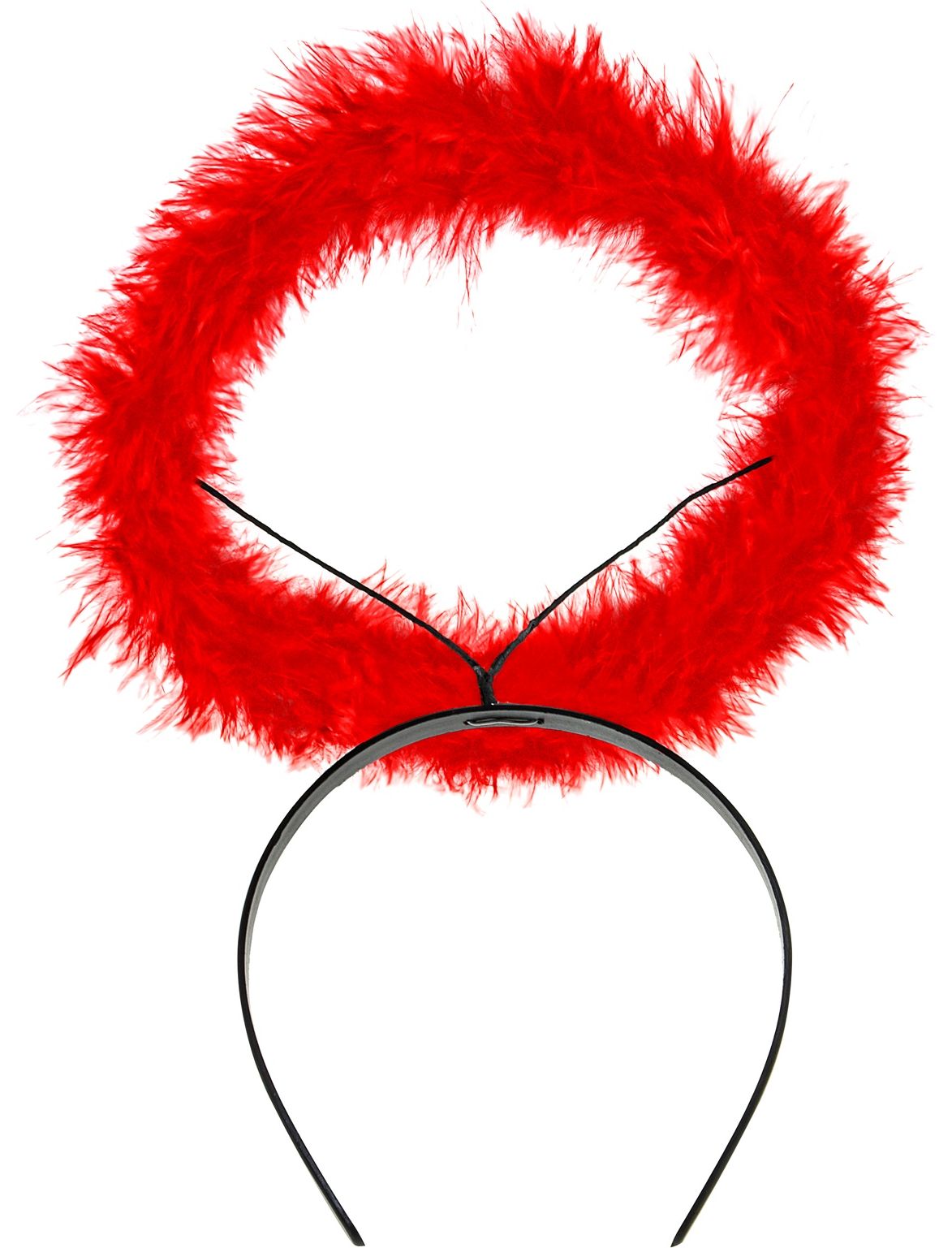 Halo haarband rode veren