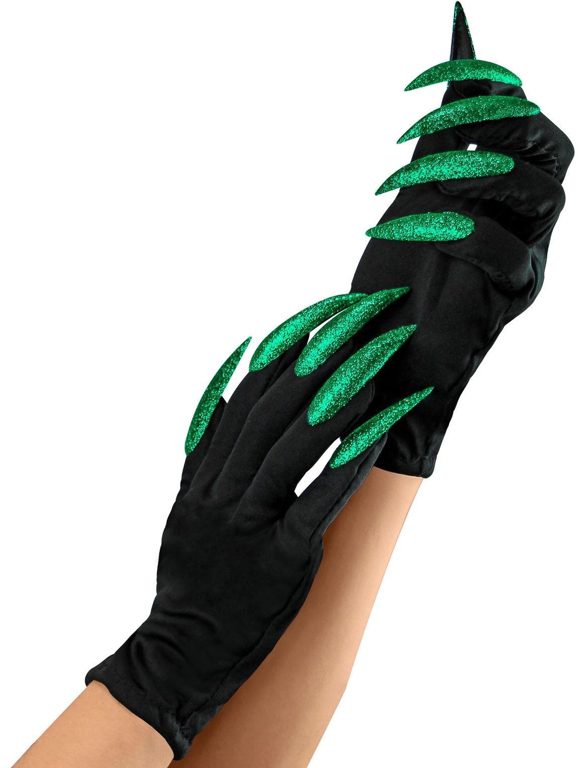 Handschoenen heks met groene nagels