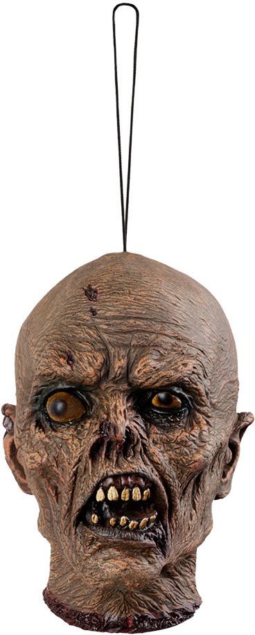 Hangend zombie hoofd decoratie