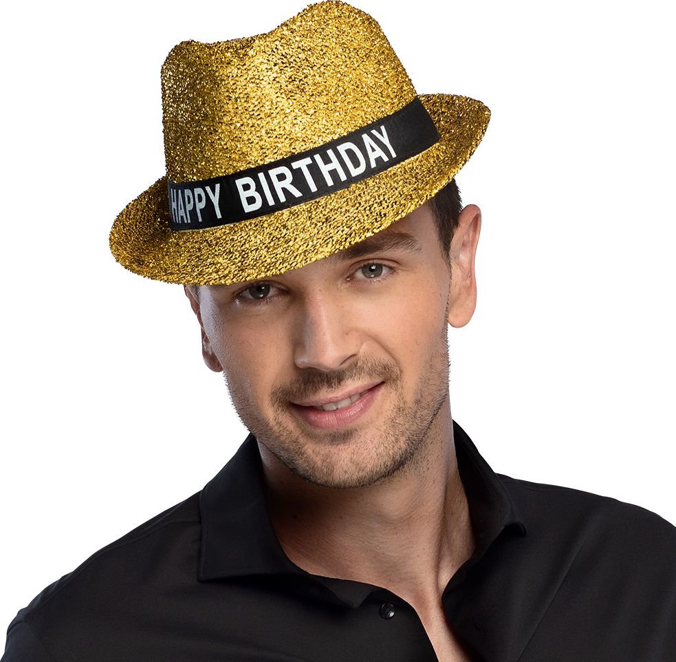 Happy birthday fedora goud