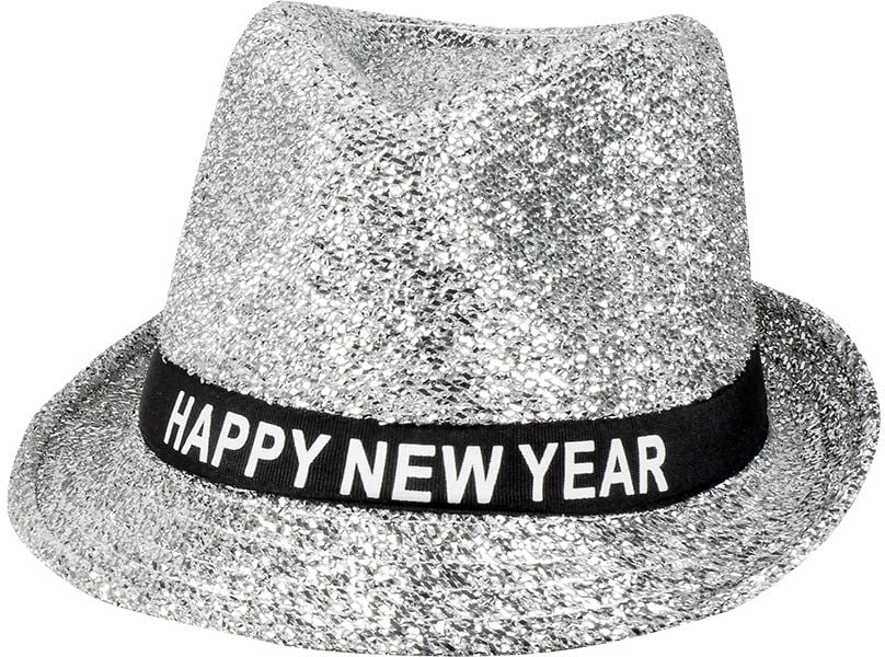 Happy new year glitter hoed