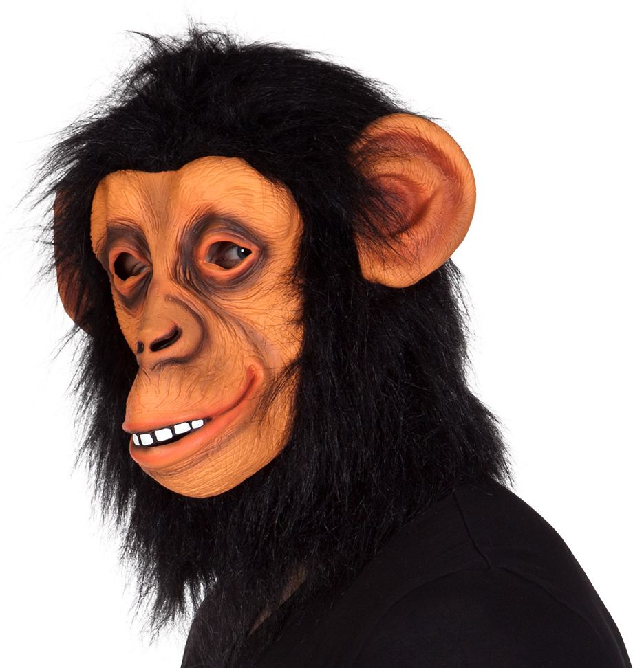 Harige chimpansee masker latex