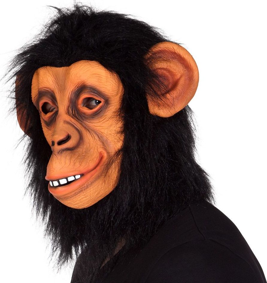 Harige chimpansee masker latex