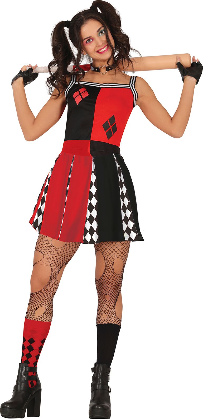 Harley Quinn cheerleader jurkje dames