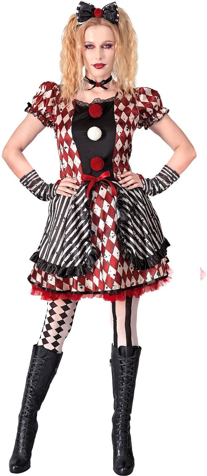 Harley Quinn Griezelig Kostuum Dames