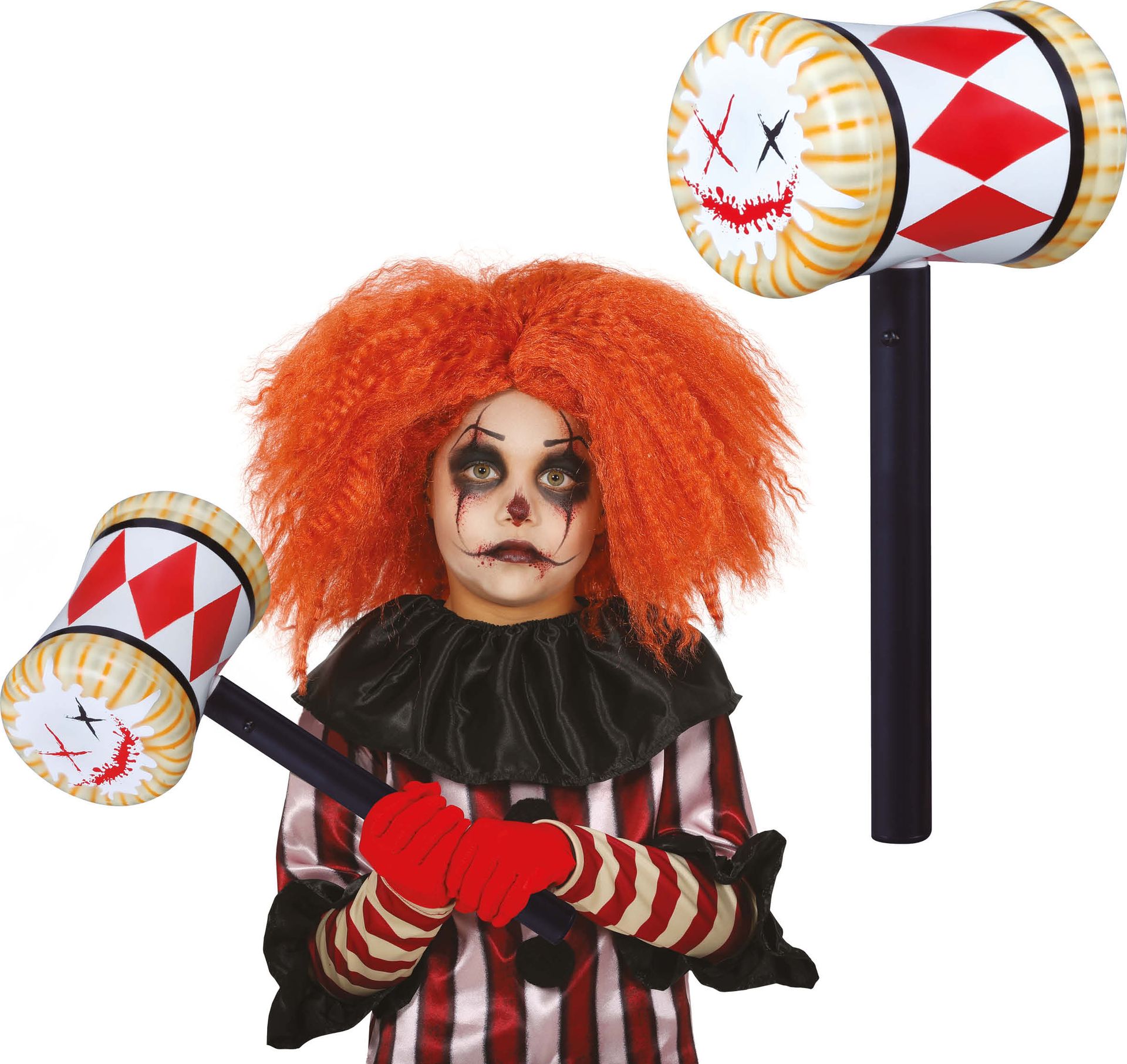 Harley Quinn hamer kind 35 cm halloween