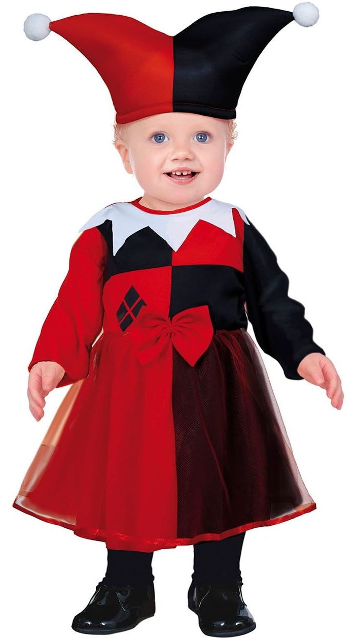 Harley Quinn harlekijn jurkje baby