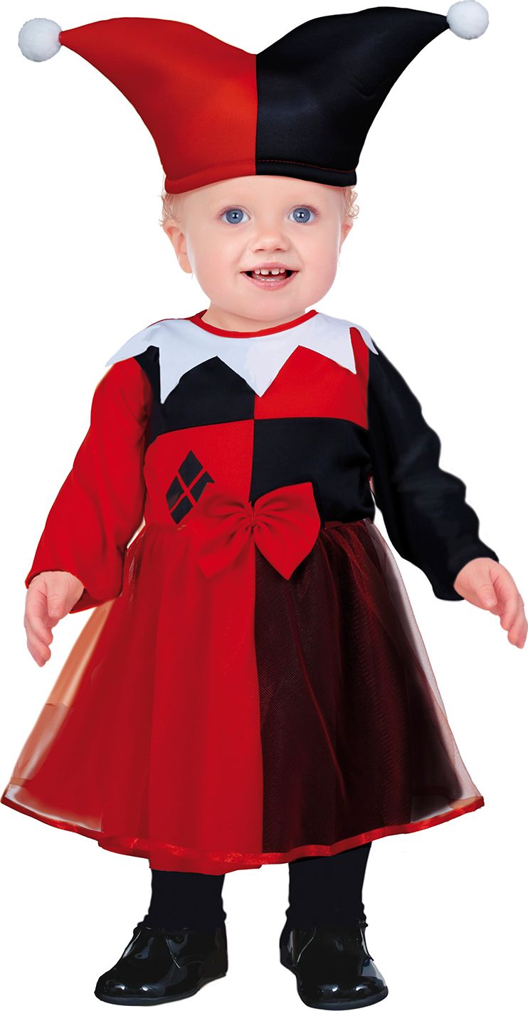 Harley Quinn harlekijn jurkje baby