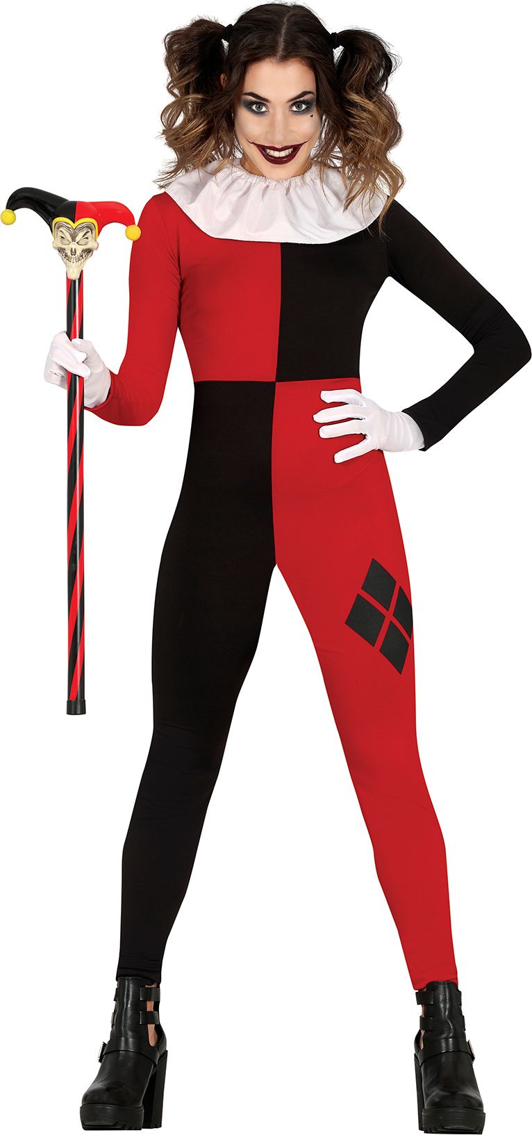 Harley Quinn harlekijn outfit dames