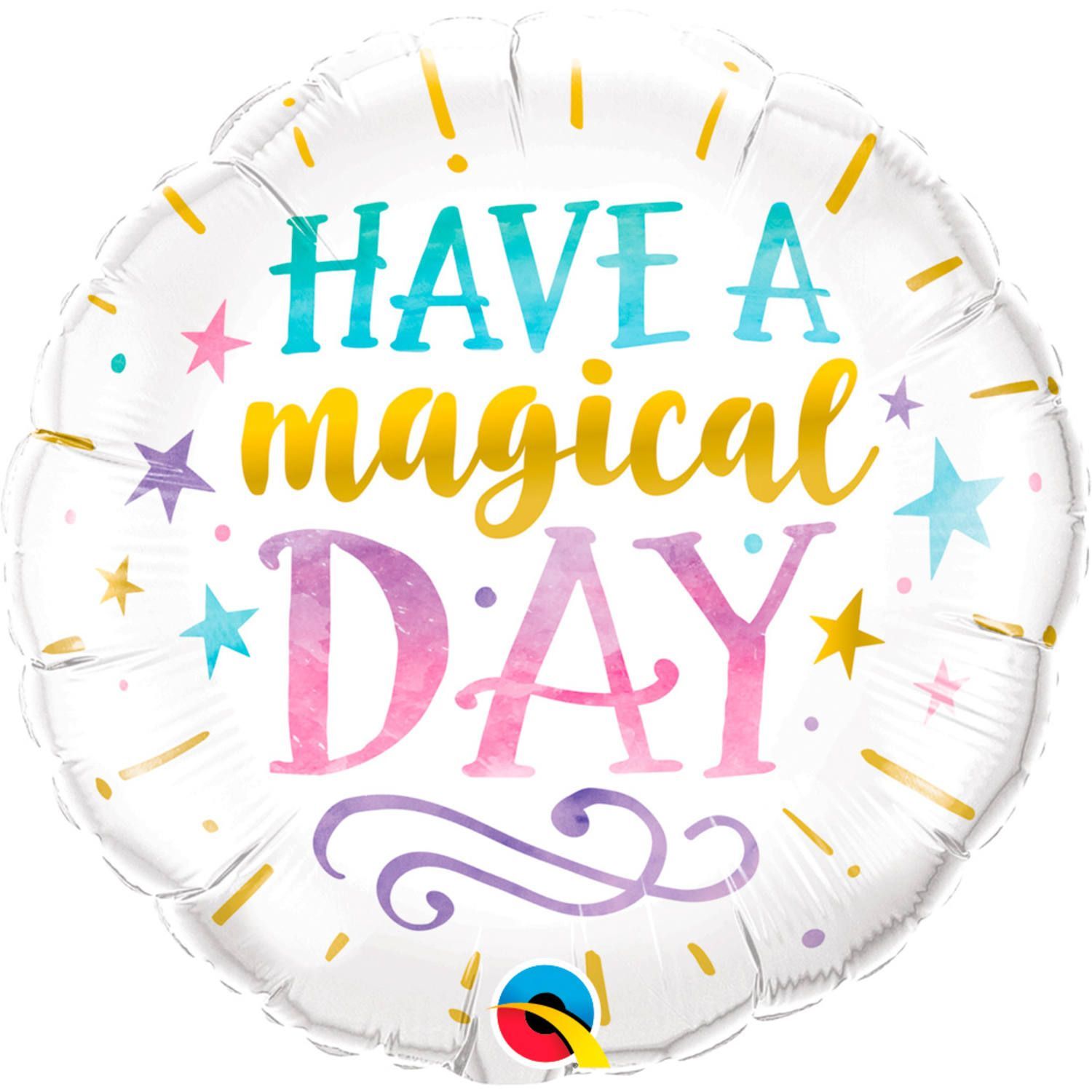Have a magical Day witte folieballon