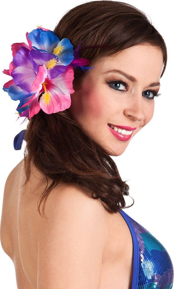 Hawaii bloemen haarclip hibiscus