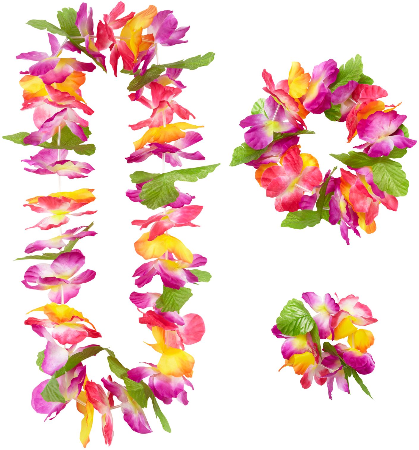 Hawaii bloemen slinger set