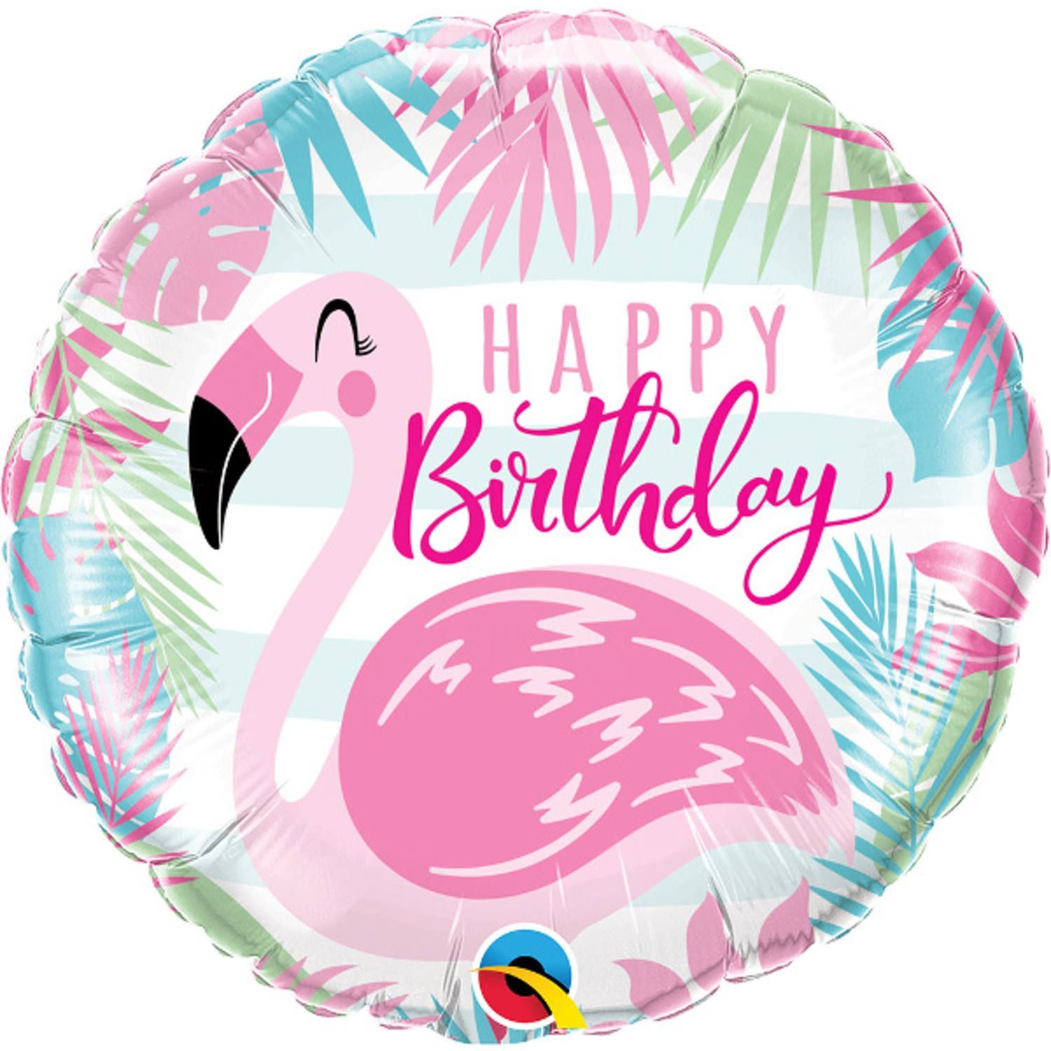 Hawaii flamingo Birthday folieballon