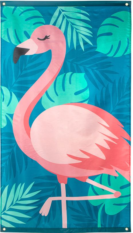Hawaii flamingo thema vlag