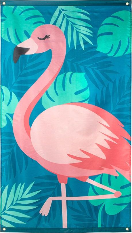 Hawaii flamingo thema vlag