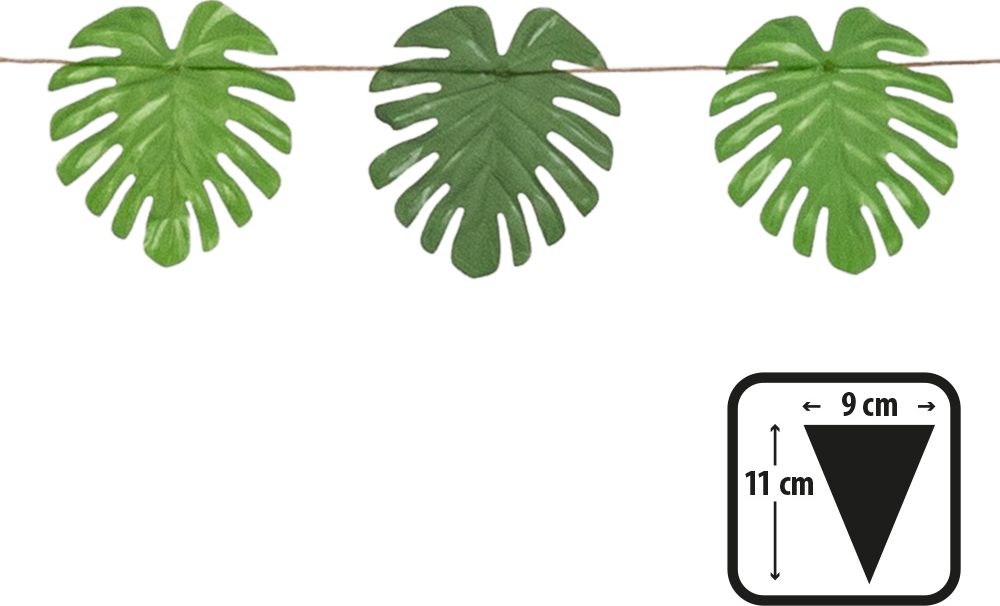 Hawaii Groene Palmbladeren Figuurslinger 4M