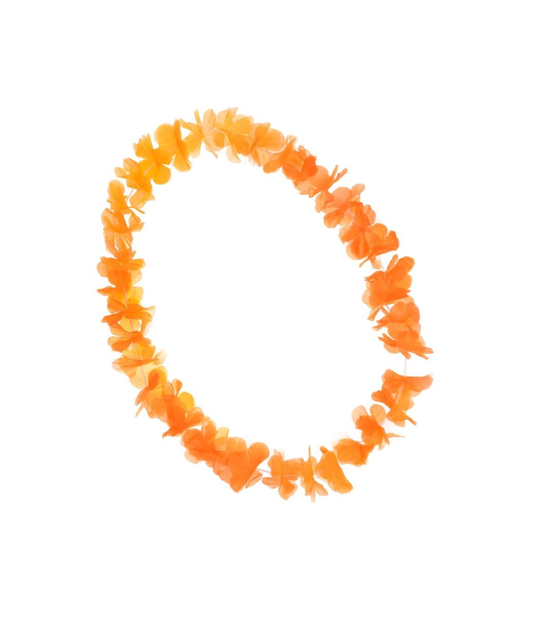 Hawaii ketting basic oranje