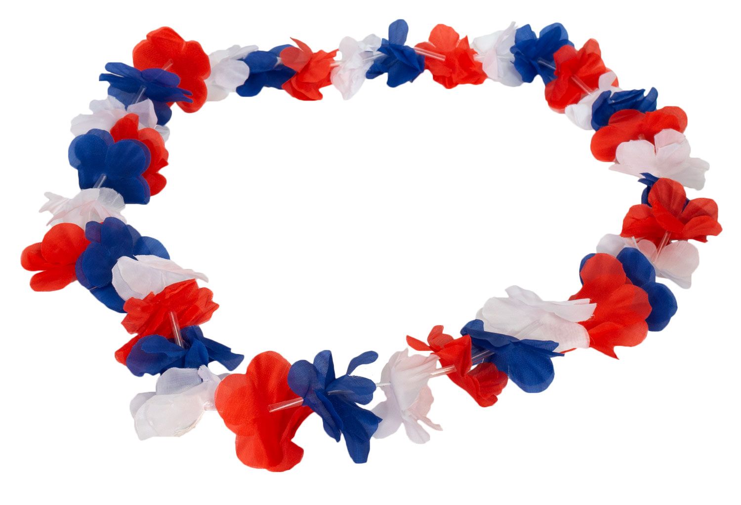Hawaii ketting rood wit blauw supporter