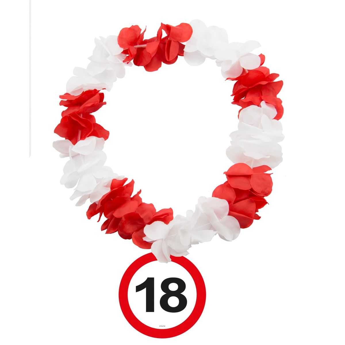 Hawaii ketting verkeersbord 18 jaar