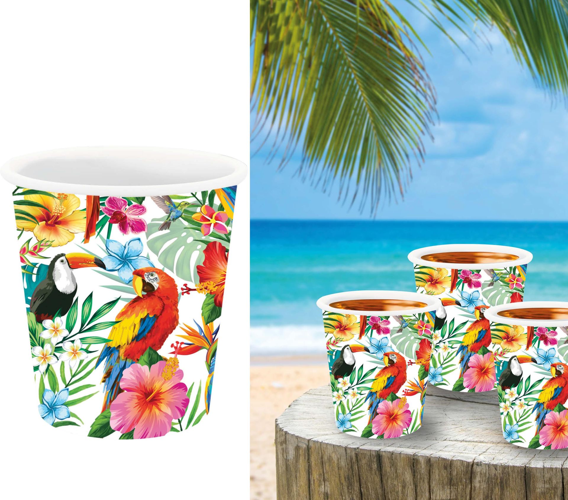 Hawaii Shotglazen 3 Stuks