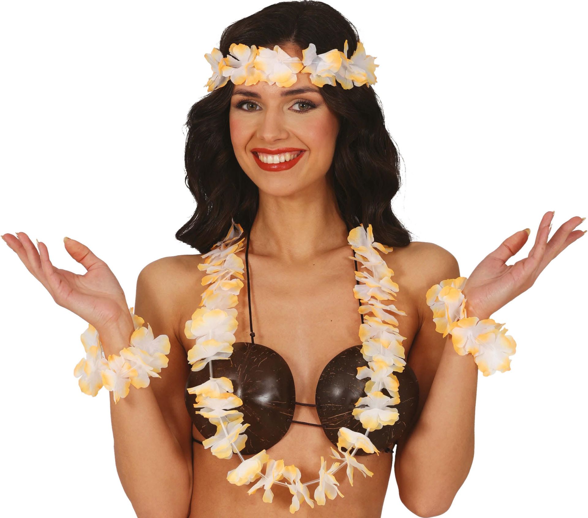 Hawaii Sieradenset Oranje