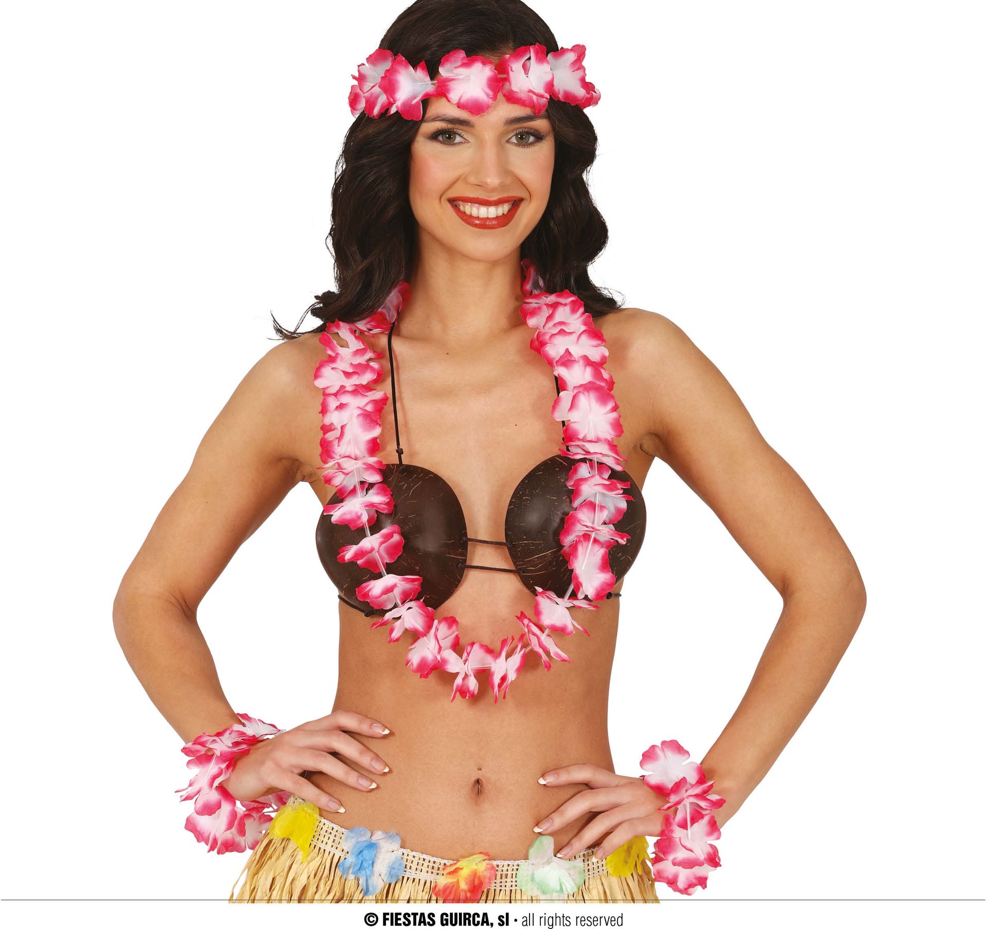 Hawaii Sieradenset Rood