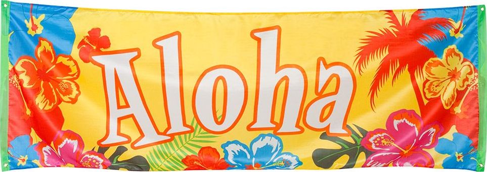 Hawaii thema banner aloha