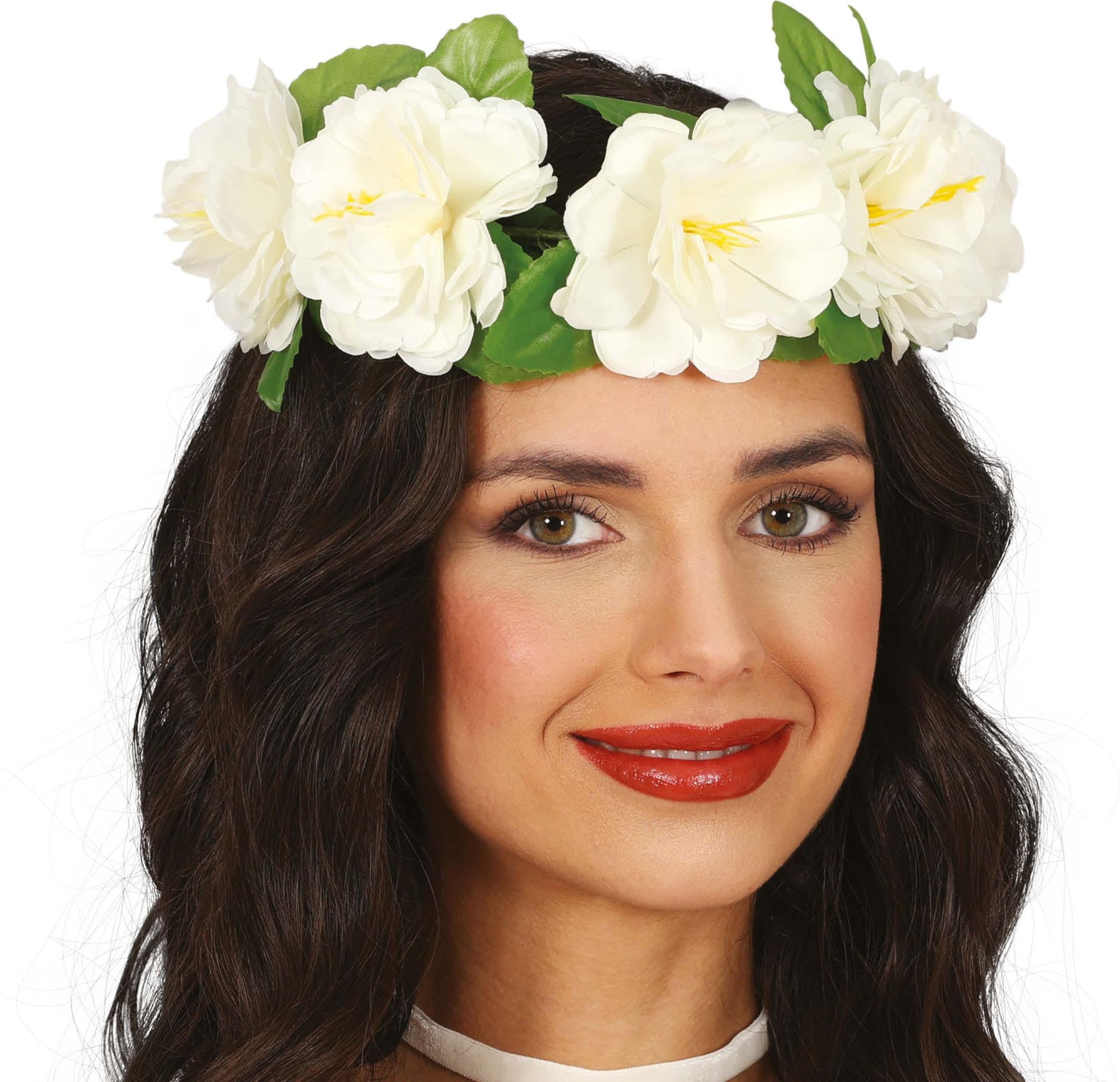 Hawaiiaanse Bloemenkroon Wit