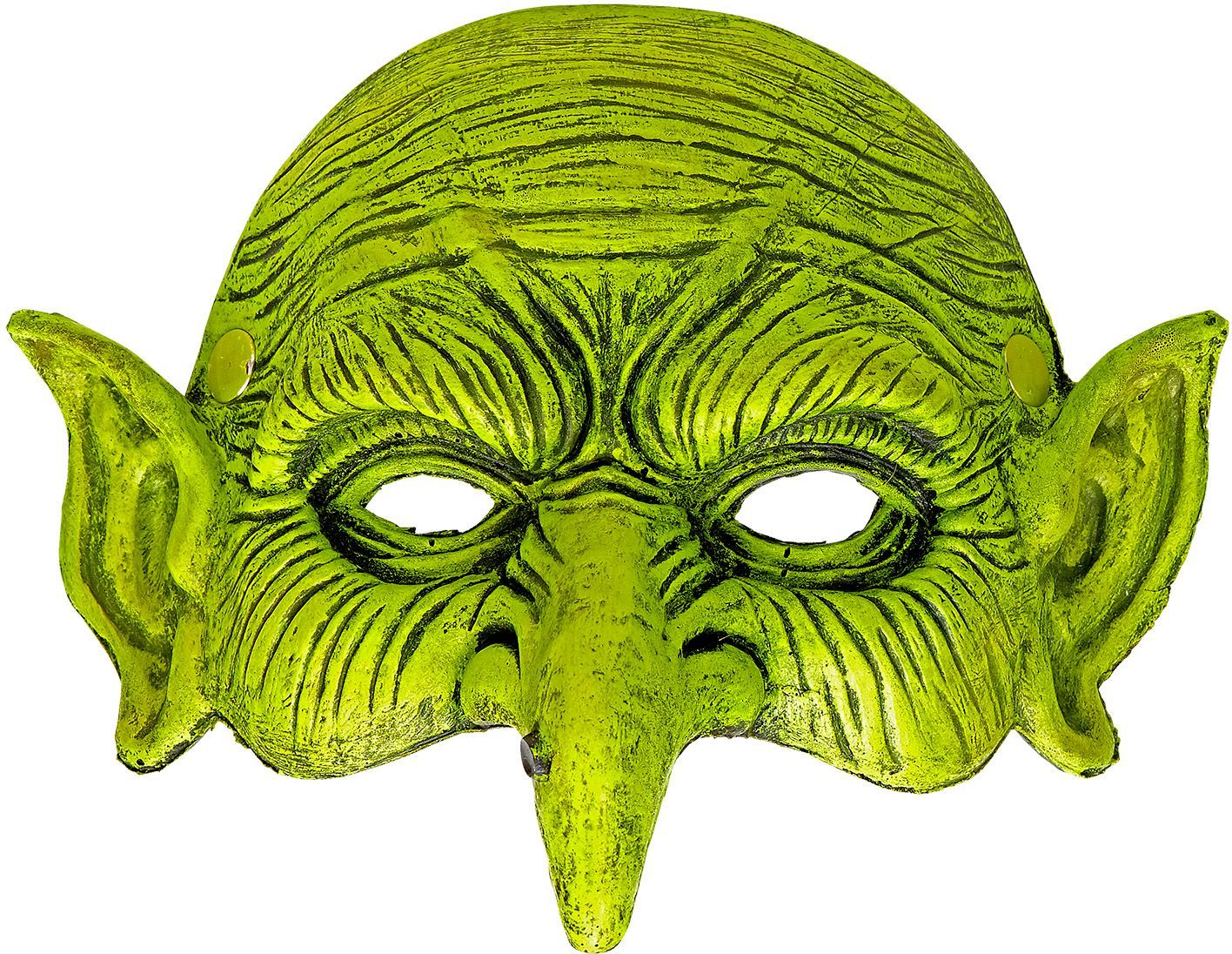 Heksen masker groen