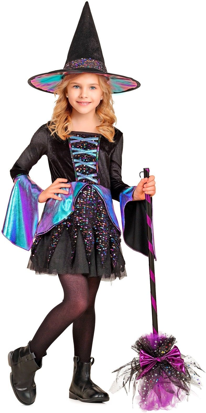 Heksen Outfit Gekleurd Meisjes