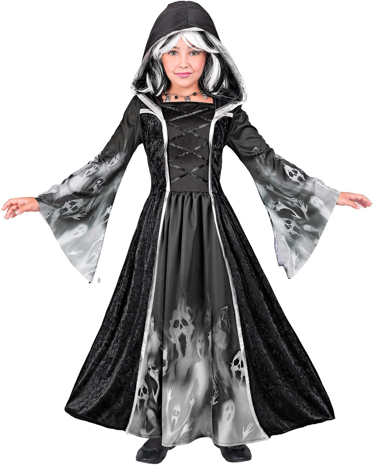 Heksenjurk Pak Halloween Zwart Meisjes