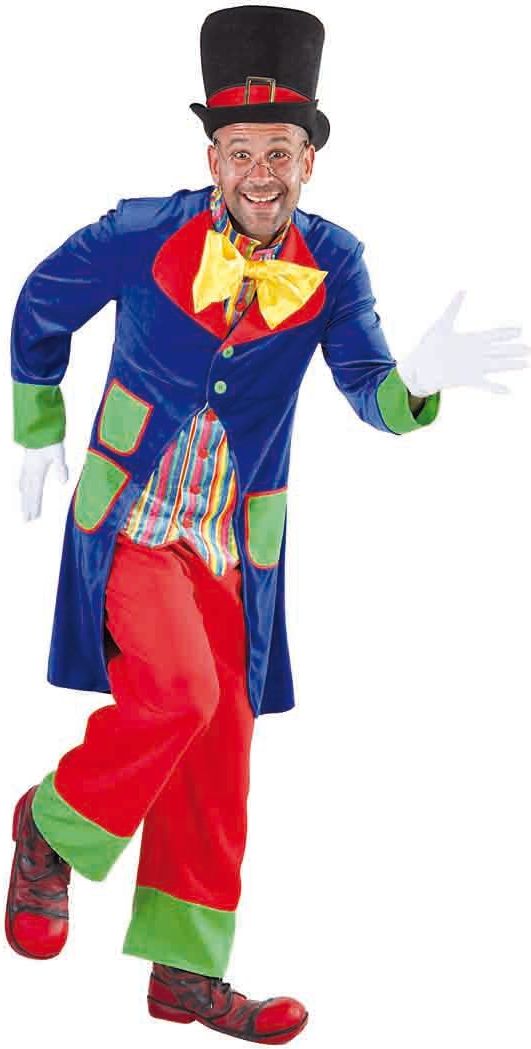 Heren kostuum clown