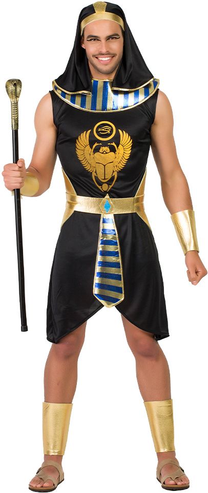 Herenkostuum Zwart Egypte Farao