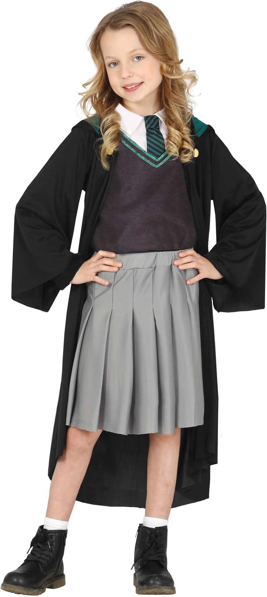 Hermelien groen Harry Potter outfit meisjes