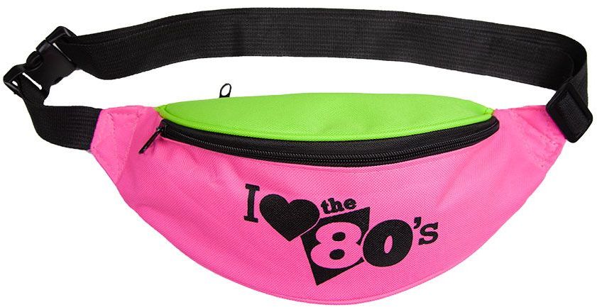 Heuptas carnaval roze 80s