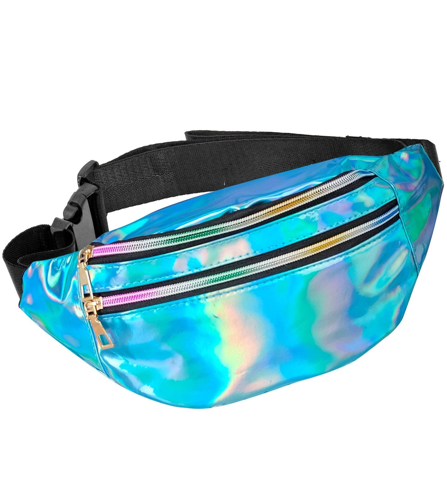 Heuptas Holografisch Blauw Dames Mannen