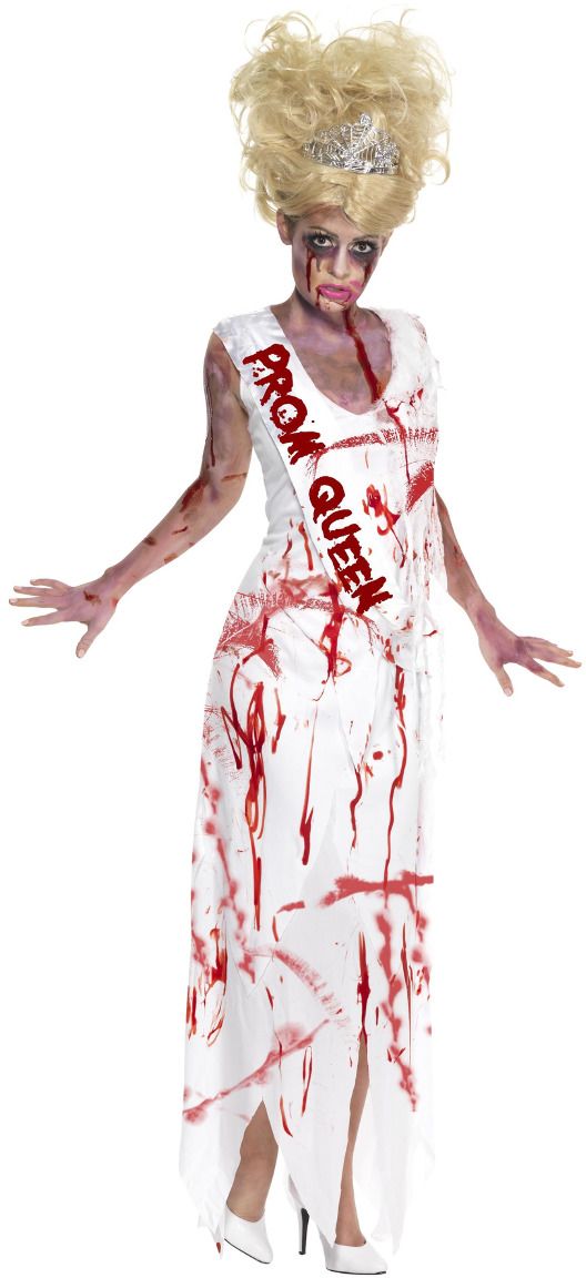 High school prom queen zombie outfit