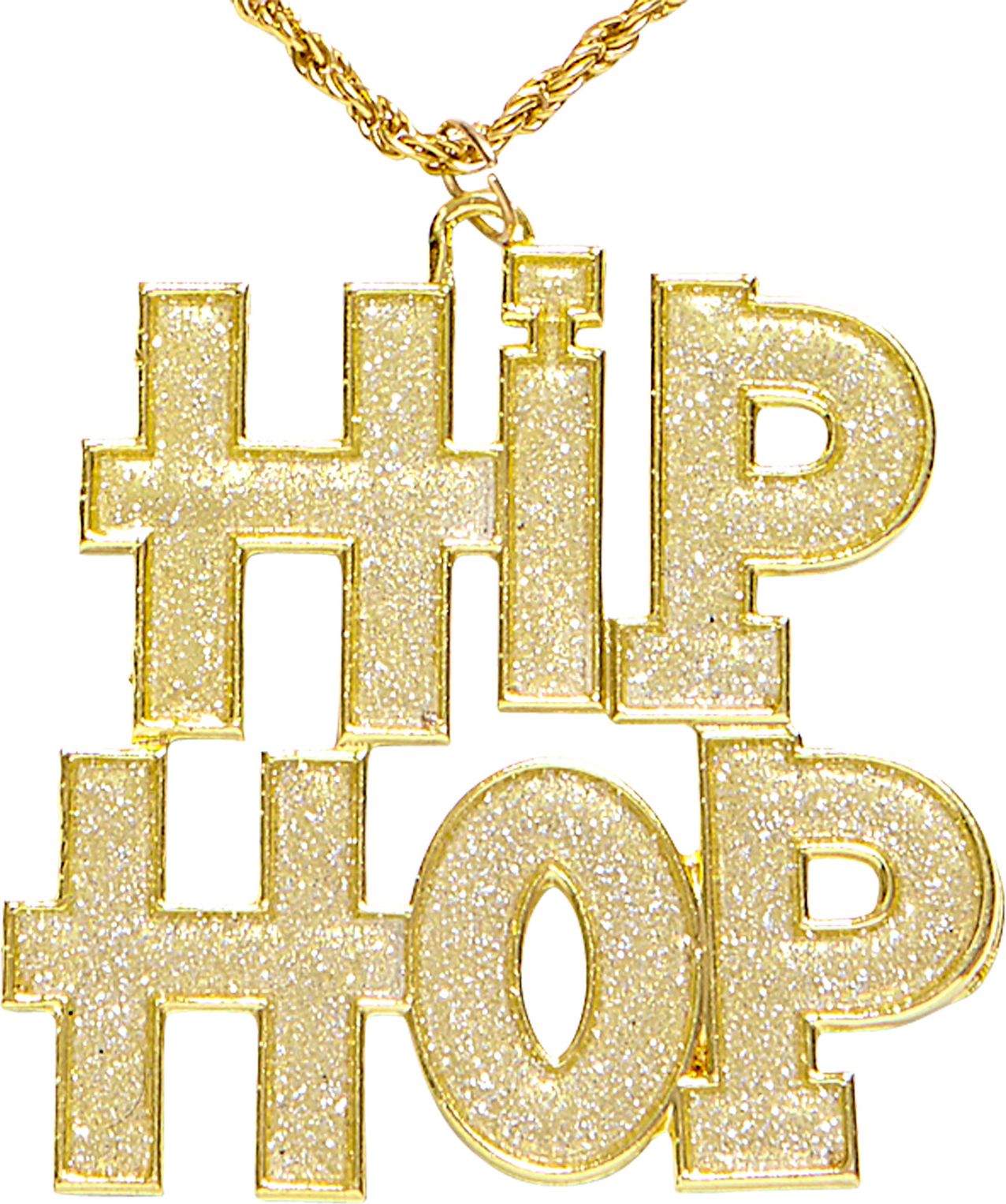 Hip Hop ketting goud